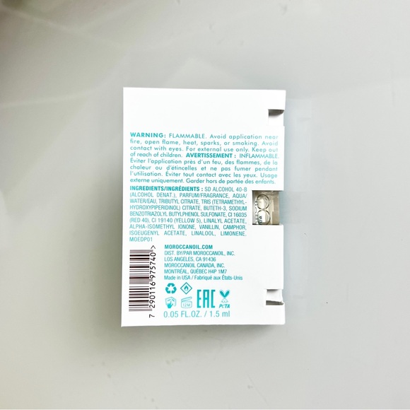 MOROCCANOIL L'ORIGINALE EAU DE PARFUM SPRAY SAMPLE - Picture 4 of 4